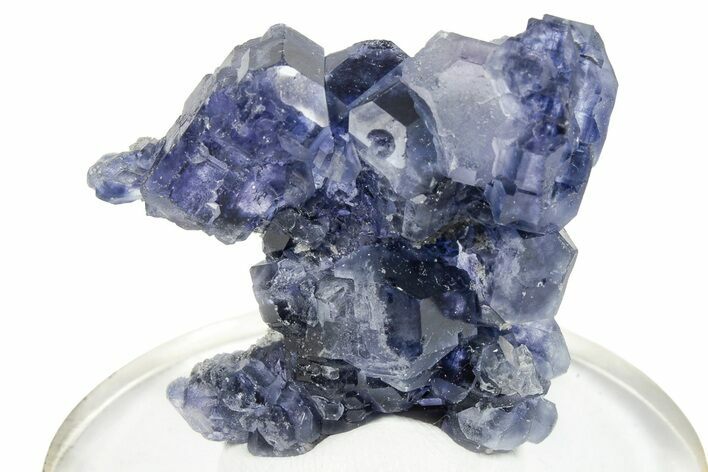 Purple Cube-Dodecahedron Fluorite Cluster - China #246499